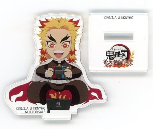 Animate/Aniplex Kyoujurou Rengoku Ufotable Drawing Mini Chara Illustration Acrylic Stand Switch Soft Demon Slayer Kimetsu no Yaiba Hinokami Kepputan Animate Purchase Bonus