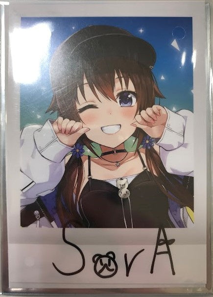hololive hololive Birthday Anniversary 2023 Handwritten Signatureed Instax Bromide Card Tokino Sora