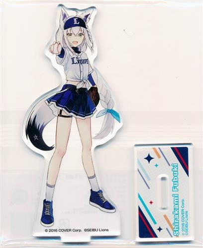 Rakuten hololive x Pacific League 6 teams acrylic stand Shirakami Fubuki