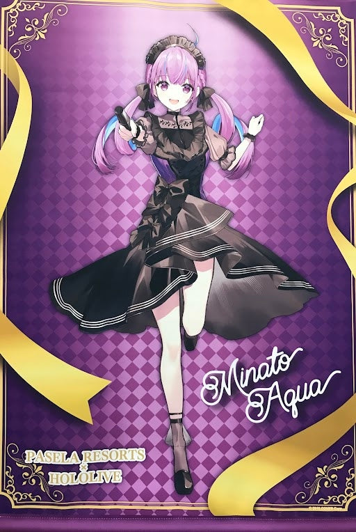 Pasela Resorts hololive×PASELA RESORTS B2 Tapestry Minato Aqua