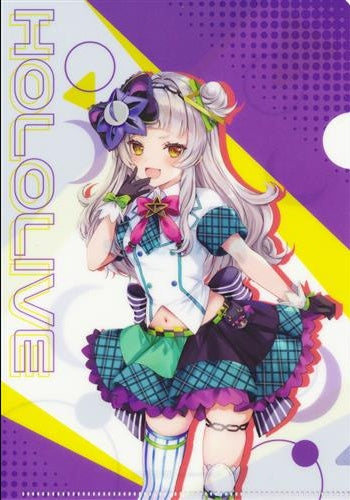 FamilyMart hololive bonus A5 clear file Murasaki Shion