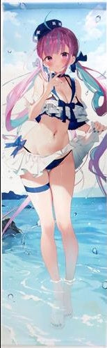 Makaron Daitei hololive life-size tapestry swimsuit ver. Minato Aqua Gaou Makaron Daitei