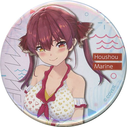 hololive Production Badge Pins Houshou Marine Virtual YouTuber Hololive Random Can Badge Shiny Wave ver