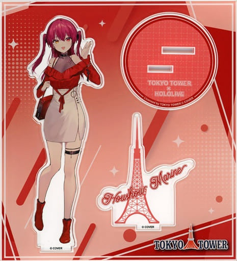 hololive Production Miscellaneous Houshou Marine Acrylic Stand Virtual YouTuber Hololive in Tokyo Tower Lost Quartet Great Search