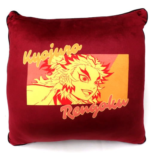 Cushion/Dakimakura/Body Kyoujurou Rengoku Monochrome Backrest Cushion Demon Slayer Kimetsu no Yaiba x Shimamura