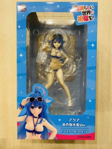 Aqua light novel Swimsuit Ver. 1/7 Figure KDcolle PVC painted KonoSuba Japan