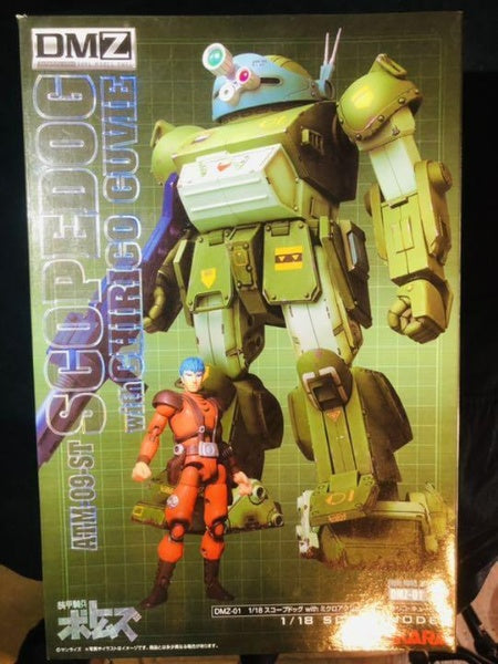 Armored Trooper Votoms 1/18 Scope Dog With Chirico Cuvie Action Figure TAKARA