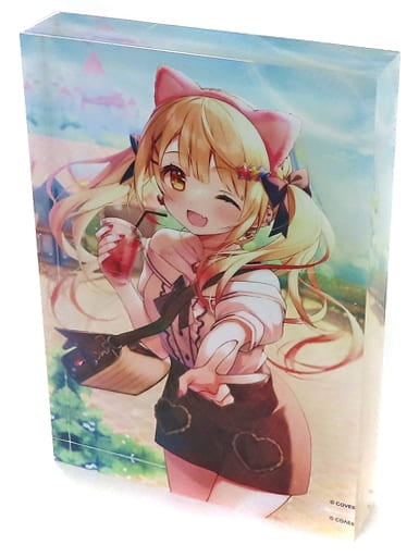 Cover Yozora Mel Double-layer Printed Acrylic Block Virtual Youtuber hololive Yozora Mel 4th Anniversary