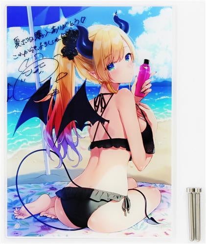 hololive hololive Yuzuki Choco Handwritten Signatureed swimsuit acrylic stand Yuzuki Choco