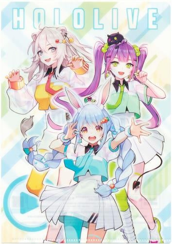 FamilyMart hololive A5 size clear file Usada Pekora Tokoyami Towa Shishiro Botan