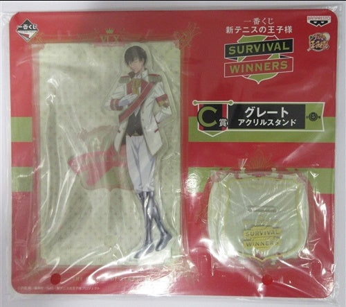 Banpresto ichiban kuji New Prince of Tennis SURVIVAL WINNERS C Prize Great Acrylic Stand Renji Yanagi