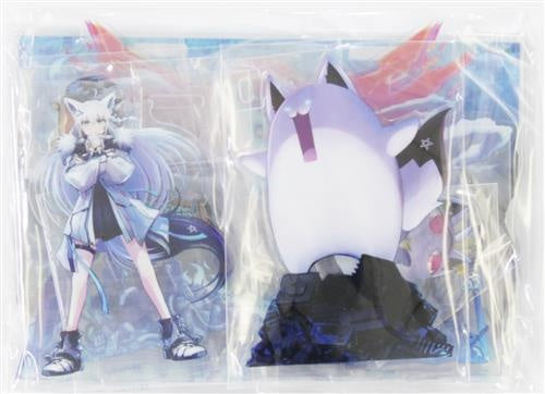 hololive hololive 3rd Anniversary Anniversary Mascot Great War Acrylic Diorama Stand Drawn by Mr. Keiswabe Shirakami Fubuki