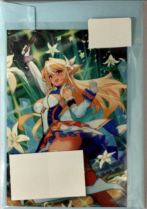 hololive hololive 2nd Anniversary Commemoration Foil Copy Signed Postcard Shiranui Flare