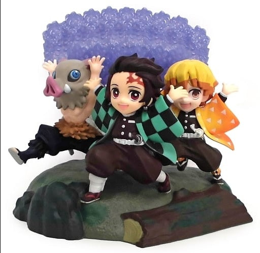 Aniplex figure individual item Tanjirou Kamado Zenitsu Agatsuma Inosuke Hashibira PS4 software Demon Slayer Kimetsu no Yaiba Hinokami Kepputan original figure multi-stand