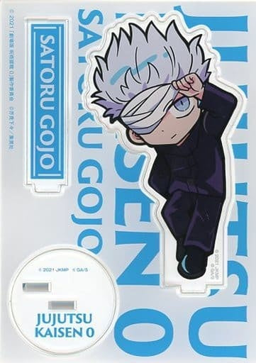 Culture Entertainment Satoru Gojou Mini Character Acrylic Stand Movie Jujutsu Kaisen Sorcery Fight 0 TSUTAYA POP UP SHOP