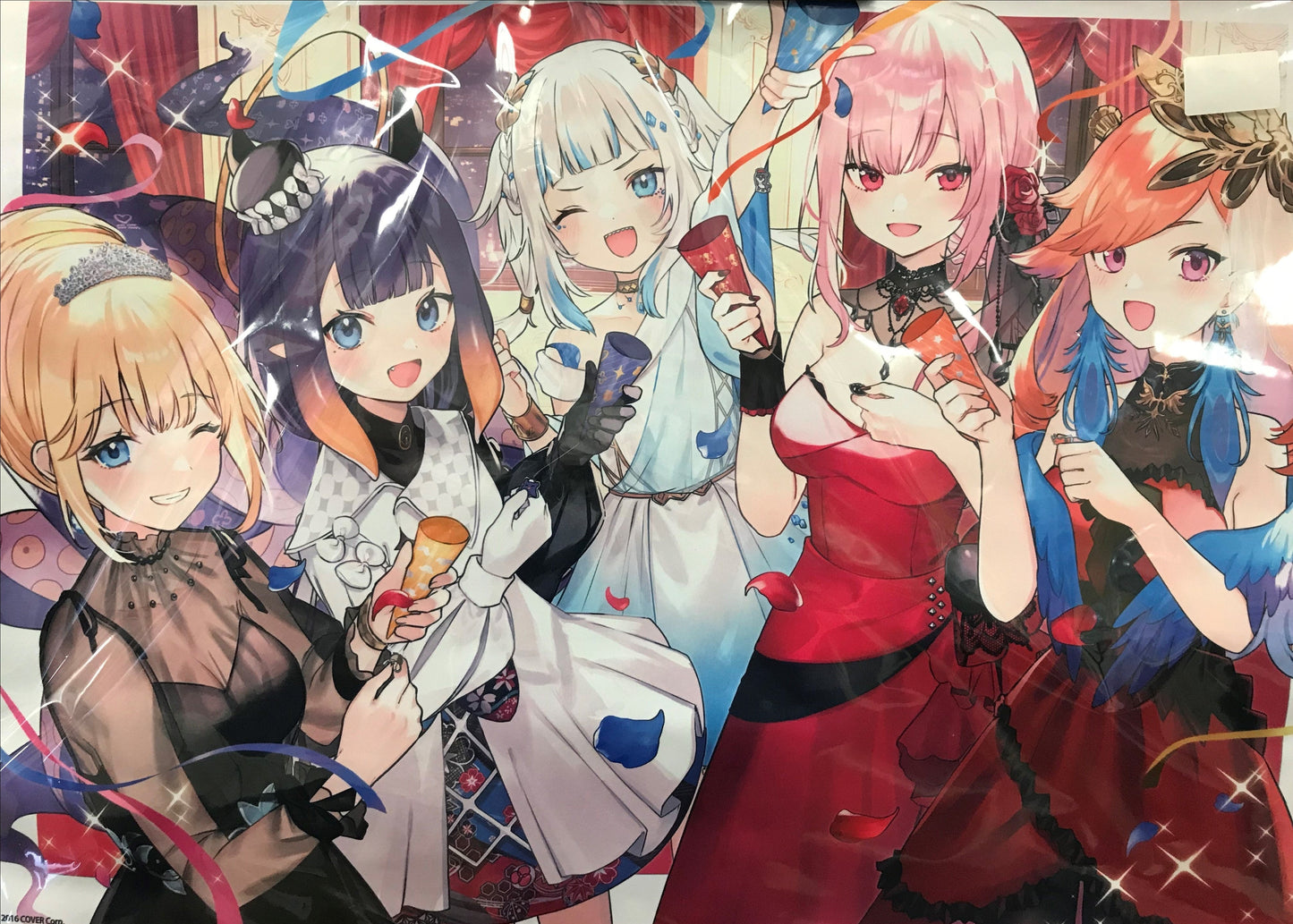 hololive hololiveEnglish -Myth- New Costume Memorial -Feast- B2 Tapestry