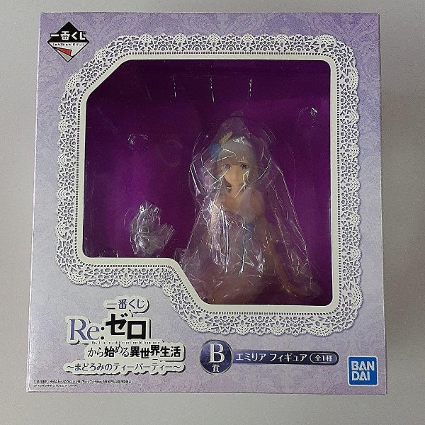 Re Zero Emilia Tea Party Figure Ichiban Kuji Prize B BANDAI Japan Import Toy