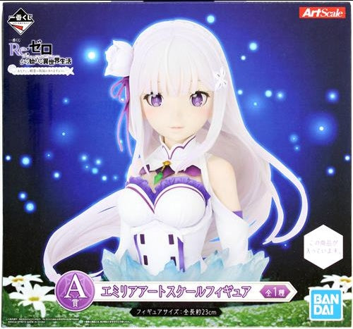 BANDAI SPIRITS ichiban kuji Re Life in a different world starting from zero - May the blessings of the spirits be upon you - Prize A Double Chance Campaign Emilia Art Scale Figure