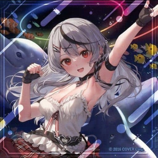 Chugai Mining Seal/Sticker individual item Sakashake Kuroe Jump Sticker Virtual YouTuber hololive Sakashake Kuroe in Maxell Aqua Park Shinagawa Sakashake and Drenched Aquarium Choco Crunch Bundled Items