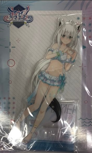 hololive hololive hololive Summer 2022 3D acrylic stand Shiny Wave ver. Shirakami Fubuki