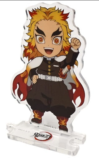 Kyoujurou Rengoku Raise Left Hand Demon Slayer Kimetsu no Yaiba Character Emaki Cafe in ufotable Cafe Connected Random Acrylic Stand 5th
