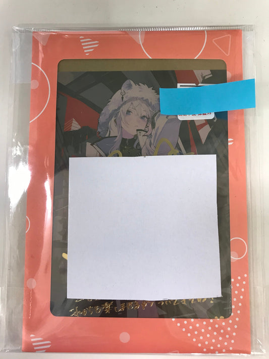 hololive hololive 1 million people commemorative Handwritten Signature postcard with foil stamped copy message Shishiro Botan
