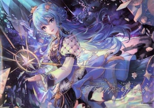 Bushiroad Domusic Poster Special A3 Clear Poster Suisei Hoshimachi Blu ray Vtuber Hololive Suisei Hoshimachi / Hoshimachi Suisei 1st Solo Live STELLAR into the GALAXY Suisei Hoshimachi Full Support Shop Purchase Bonus