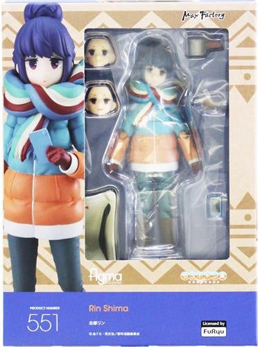 Max Factory figma 551 Yurucamp Rin Shima Figure Max Factory