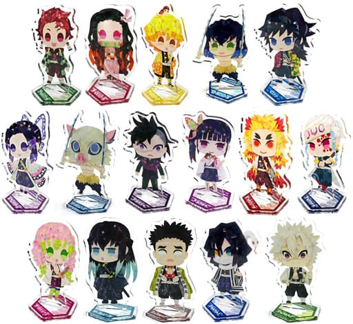 Legs All 16 Types Set Demon Slayer Kimetsu no Yaiba x Don Quixote Acrylic Stand