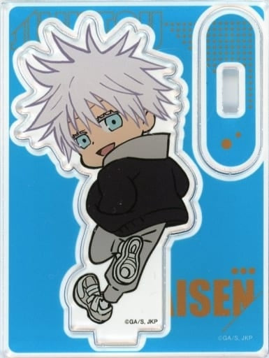 Accessories Satoru Gojou Anime Jujutsu Kaisen Sorcery Fight Exhibition Late Kyoto Sister School Exchange Meeting Raito Kishu Trading Acrylic Stand Mini Character