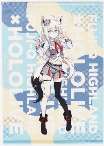 hololive hololive in Fuji-Q Highland B2 Tapestry Shirakami Fubuki