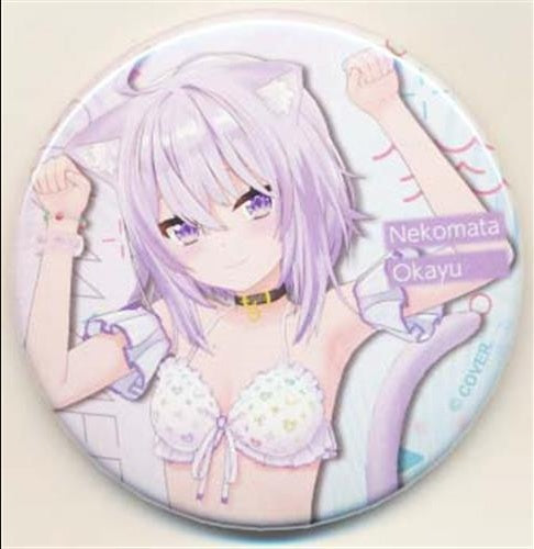 hololive hololive hololive Summer 2022 Random Can Badge Shiny Wave ver. Nekomata Okayu