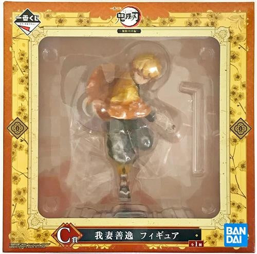 BANDAI SPIRITS Ichiban Kuji Demon Slayer Kimetsu no Yaiba Infinite Train Edition C Prize Zenitsu Agatsuma Figure