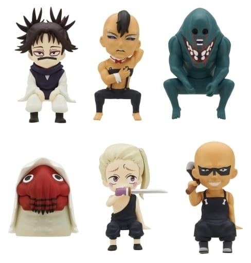 Kitan Club Trading Figure Set of 6 Types Sitting Jujutsu Kaisen Sorcery Fight EXTRA Part1
