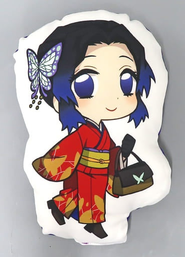Chugai Mining Cushion/Dakimakura/Body Shinobu Kochou Die-cut Cushion Movie version Demon Slayer Kimetsu no Yaiba Infinite Train Edition in Marui Department Store Epos Card Members Limited Purchase Lottery Prize B
