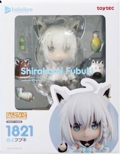 hololive Toytec Nendoroid 1821 Hololive Production Shirakami Fubuki Resale Figure toytec