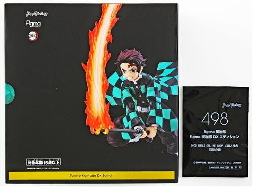 Max Factory figma 498-DX Demon Slayer: Kimetsu no Yaiba Tanjiro Kamado DX Edition GOODSMILE ONLINE SHOP Purchase Bonus Evil Mask Set GOODSMILE ONLINE SHOP Limited Figure Max Factory