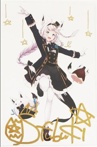hololive hololive birthday commemorative Handwritten Signatureed postcard Shirakami Fubuki
