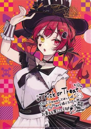 FamilyMart hololive Original A5 Size Clear File Holloween ver. Houshou Marine