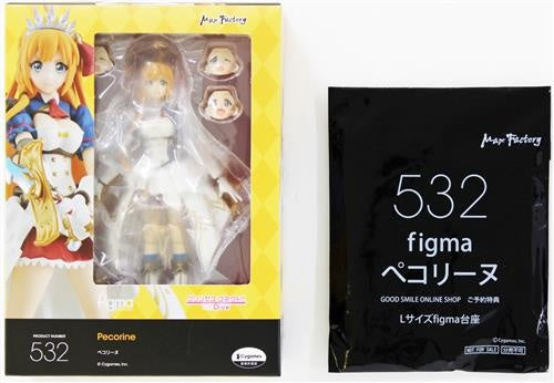 Max Factory figma 532 Princess Connect Re Dive Pecorine GOODSMILE ONLINE SHOP purchase bonus L size figma pedestal set GOODSMILE ONLINE SHOP limited figure Max Factory