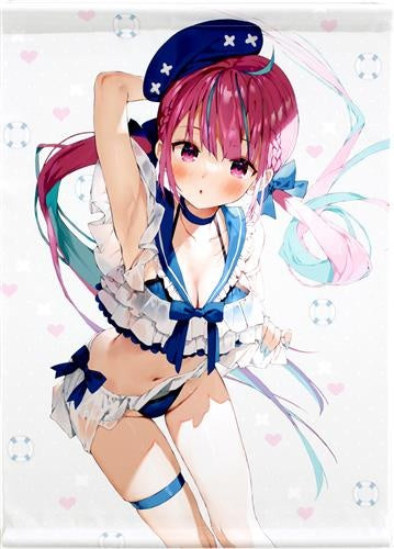 Makaron Daitei hololive Swimsuit Aqua B2 Tapestry Minato Aqua Gaou Makaron Daitei