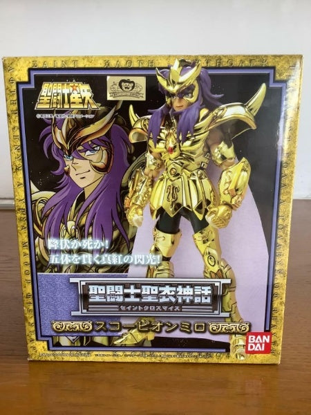Saint Seiya Gold Myth Cloth Scorpio Milo Figure BANDAI Japan Anime