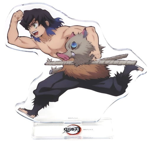 ufotable/Sony Music Marketing Inosuke Hashibira acrylic stand Blu-ray/DVD Demon Slayer Kimetsu no Yaiba Volume 6 ufotable purchase privilege