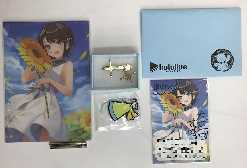 hololive hololive birthday commemorative set with Handwritten Signatureed message card Oozora Subaru