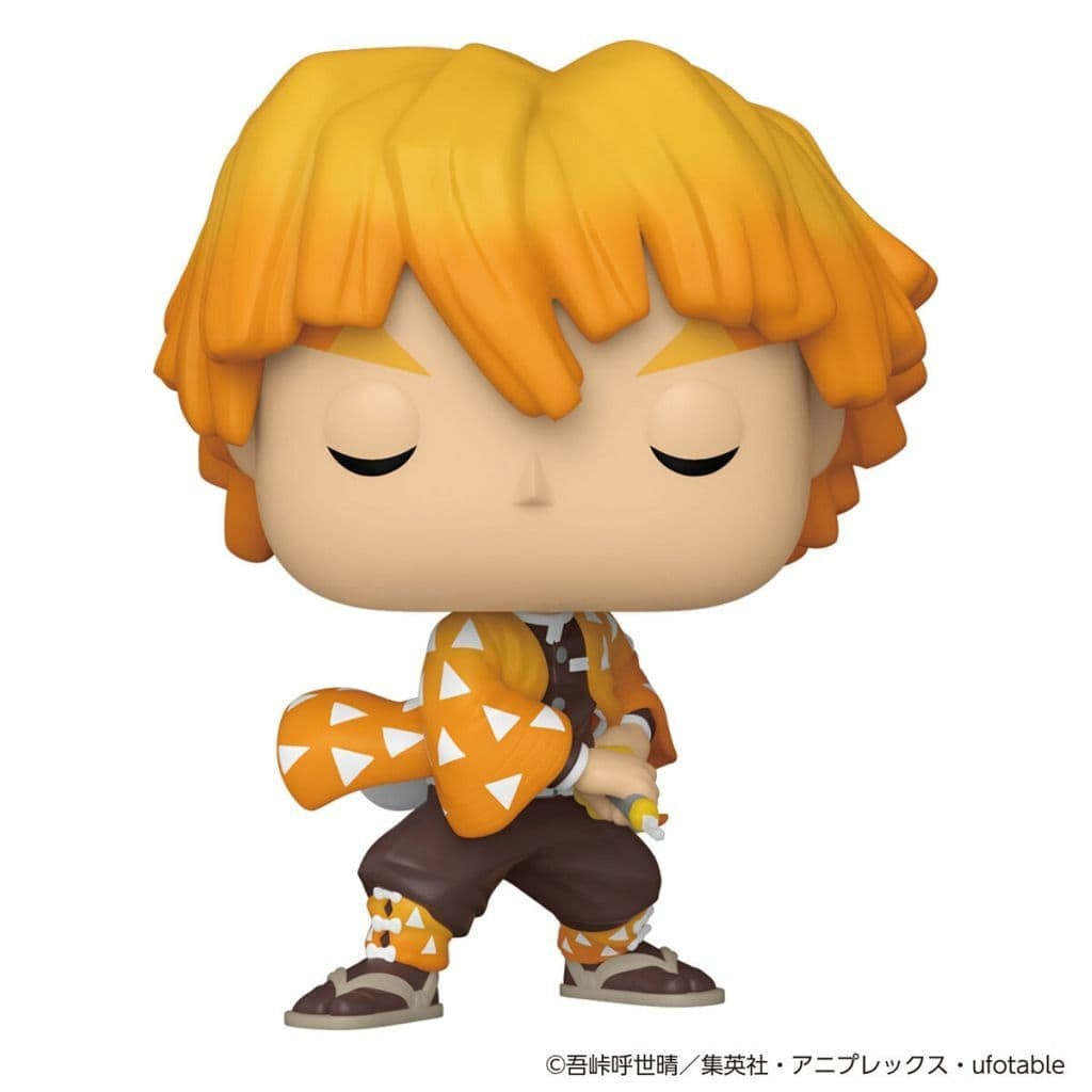 FUNKO/Bandai Figure Zenitsu Agatsuma Demon Slayer Kimetsu no Yaiba POP Animation Series 869
