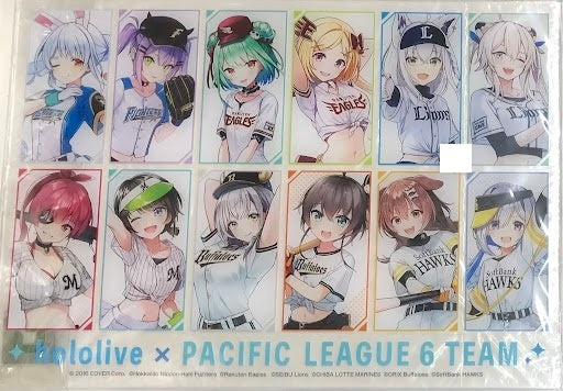 Rakuten hololive x Pacific League 6 teams A3 acrylic plate