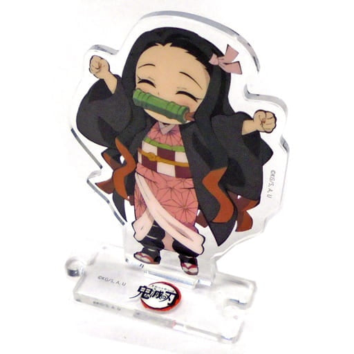 Nezuko Kamado Raise Both Hands Demon Slayer Kimetsu no Yaiba Character Emaki Cafe in ufotable Cafe Connected Random Acrylic Stand Phase 1