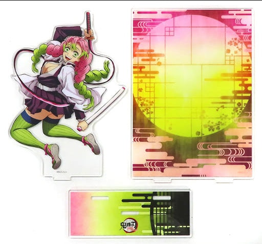 Ufotable Mitsuri Kanroji Teaser Visual Acrylic Stand with Background World Tour Screening Demon Slayer Kimetsu no Yaiba First Gen Gathering and To the Swordsmith's Village Theater Goods