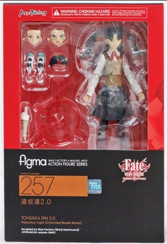 Max Factory figma 257 Fate/stay night Unlimited Blade Works Rin Tohsaka 2.0 Figure Max Factory
