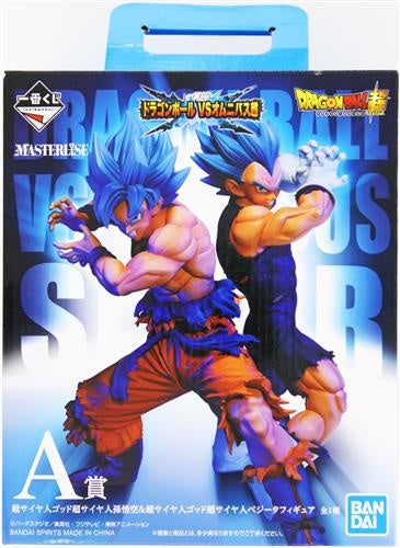 BANDAI SPIRITS ichiban kuji Dragon Ball VS Omnibus Super A Prize Super Saiyan God Super Saiyan Son Goku Super Saiyan God Super Saiyan Vegeta Figure